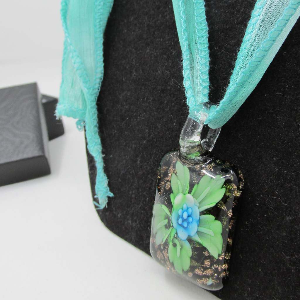Murano Glass Floral Necklace